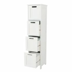Dunelm Rimini White 4 Drawer Unit -furniture Shop 30765731 alt06