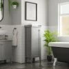 Dunelm Lynton Grey Compact Bathroom Medium Unit -furniture Shop 30765921