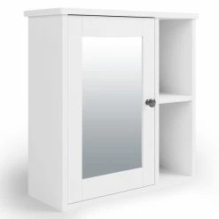 Dunelm Lynton White Compact Bathroom Wall Cabinet 9 Dunelm Lynton White Compact Bathroom Wall Cabinet -furniture Shop 30765922 alt01