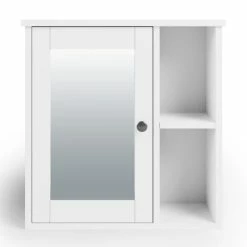 Dunelm Lynton White Compact Bathroom Wall Cabinet 10 Dunelm Lynton White Compact Bathroom Wall Cabinet -furniture Shop 30765922 alt02