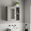 Dunelm Lynton Grey Compact Bathroom Wall Cabinet