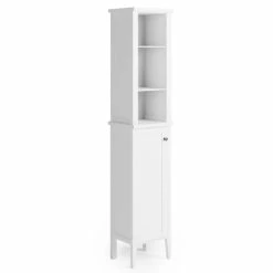 Dunelm Lynton White Compact Bathroom Tall Unit 8 Dunelm Lynton White Compact Bathroom Tall Unit -furniture Shop 30765926 alt01