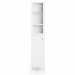 Dunelm Lynton White Compact Bathroom Tall Unit 9 Dunelm Lynton White Compact Bathroom Tall Unit -furniture Shop 30765926 alt02