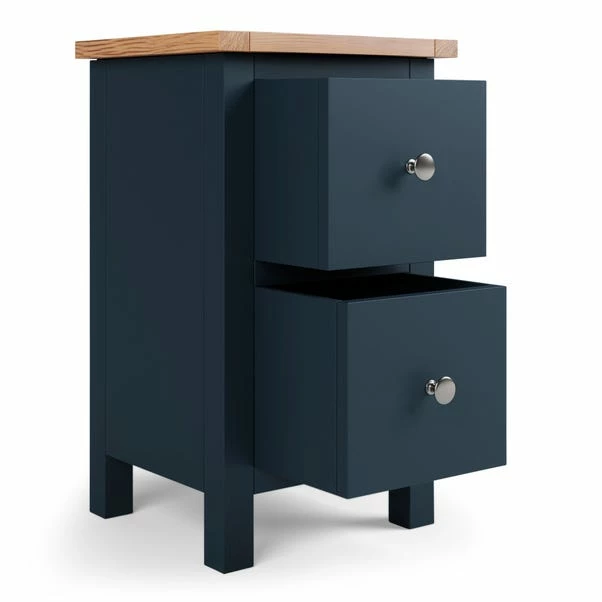 Dunelm Bromley 2 Drawer Slim Bedside Table 7 Dunelm Bromley 2 Drawer Slim Bedside Table - Image 5