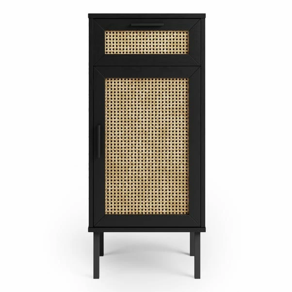 Dunelm Winslow Medium Cabinet Black Rattan 5 Dunelm Winslow Medium Cabinet Black Rattan - Image 3