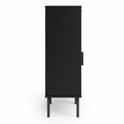 Dunelm Winslow Medium Cabinet Black Rattan 11 Dunelm Winslow Medium Cabinet Black Rattan -furniture Shop 30766710 alt03