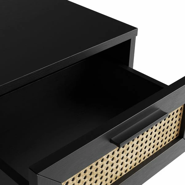 Dunelm Winslow Medium Cabinet Black Rattan 8 Dunelm Winslow Medium Cabinet Black Rattan - Image 6