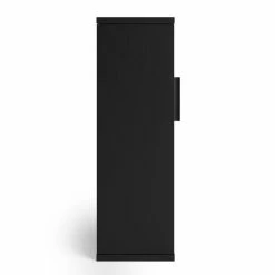 Dunelm Winslow Wall Cabinet Black Rattan -furniture Shop 30766796 alt03