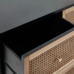 Dunelm Franco 7 Drawer Chest, Black -furniture Shop 30768079 alt04