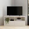 Dunelm Larson Corner TV Unit White -furniture Shop 30768488