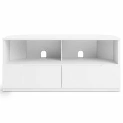 Dunelm Larson Corner TV Unit White -furniture Shop 30768488 alt02