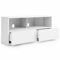 Dunelm Larson Corner TV Unit White -furniture Shop 30768488 alt04