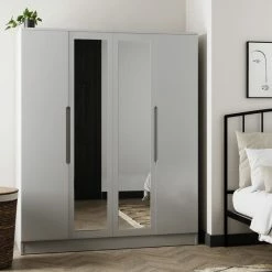 Dunelm Larson Extra Large 4 Door Wardrobe