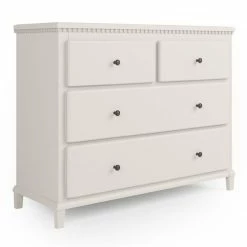 Dunelm Marco 4 Drawer Chest, Ivory -furniture Shop 30768967 alt01