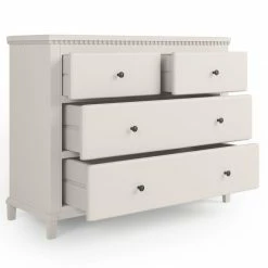 Dunelm Marco 4 Drawer Chest, Ivory -furniture Shop 30768967 alt04