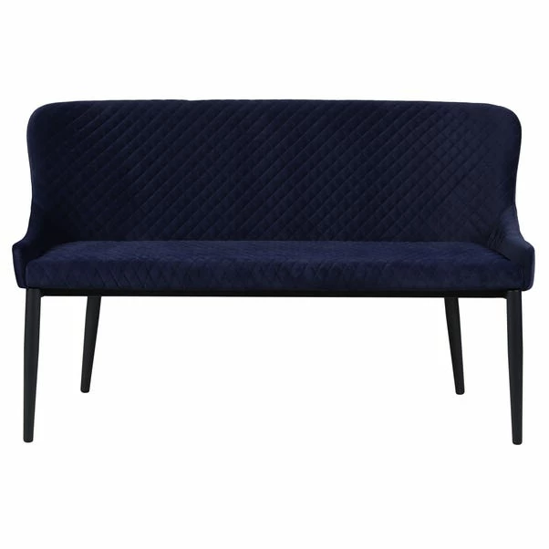 Dunelm Montreal Large Velvet Dining Bench Seat 3 Dunelm Montreal Large Velvet Dining Bench Seat
