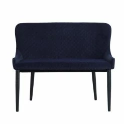 Dunelm Montreal Small Velvet Dining Bench Seat