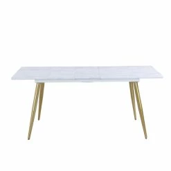 Dunelm Kendall Marble Effect Extending Dining Table -furniture Shop 30769221 alt02