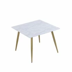 Dunelm Kendall Marble Effect Square Dining Table -furniture Shop 30769229 alt04