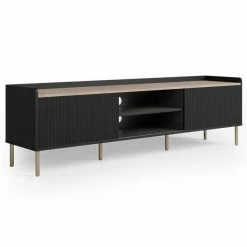 Dunelm Georgi Extra Wide TV Unit Black 9 Dunelm Georgi Extra Wide TV Unit Black -furniture Shop 30769272 alt01