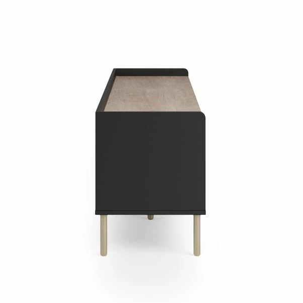 Dunelm Georgi Extra Wide TV Unit Black 6 Dunelm Georgi Extra Wide TV Unit Black - Image 4