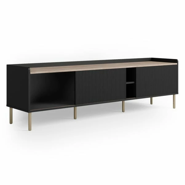 Dunelm Georgi Extra Wide TV Unit Black 7 Dunelm Georgi Extra Wide TV Unit Black - Image 5