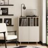 Dunelm Georgi Vinyl Cabinet Natural -furniture Shop 30769725