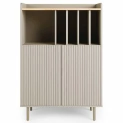 Dunelm Georgi Vinyl Cabinet Natural -furniture Shop 30769725 alt02