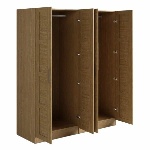 Dunelm Toby 4 Door Wardrobe 7 Dunelm Toby 4 Door Wardrobe - Image 5