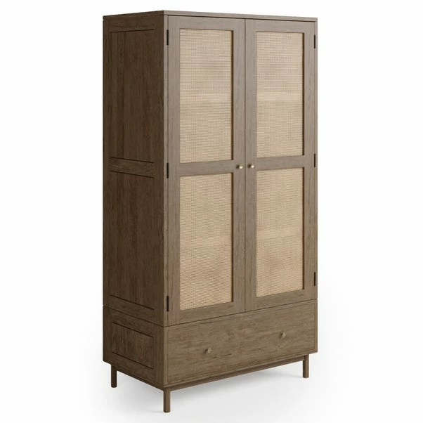 Dunelm Indi Double Wardrobe, Mango Wood 4 Dunelm Indi Double Wardrobe, Mango Wood - Image 2