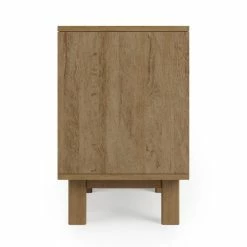 Dunelm Indi 2 Drawer Bedside Table, Mango Wood -furniture Shop 30770720 alt03