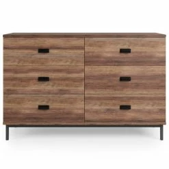 Dunelm Fulton 6 Drawer Chest, Pine Effect -furniture Shop 30773037 alt02