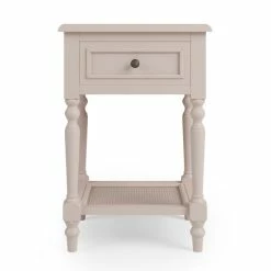 Dunelm Lucy Cane 1 Drawer Bedside Table -furniture Shop 30774816 alt02