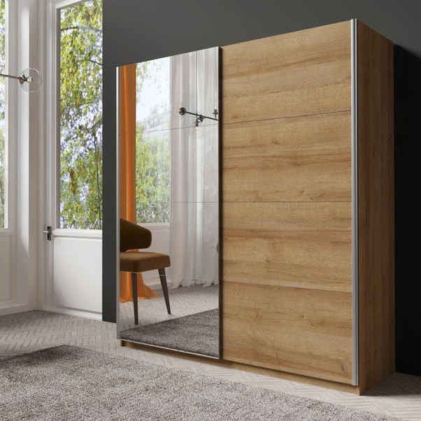 Dunelm Lincoln 180cm Sliding Double Wardrobe 3 Dunelm Lincoln 180cm Sliding Double Wardrobe