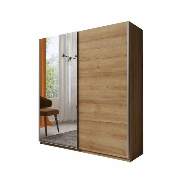 Dunelm Lincoln 180cm Sliding Double Wardrobe 6 Dunelm Lincoln 180cm Sliding Double Wardrobe - Image 4