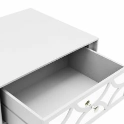 Dunelm Delphi 1 Drawer Bedside Table, Mirrored -furniture Shop 30775913 alt05