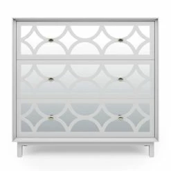 Dunelm Delphi 3 Drawer Chest, Grey & Mirrored 10 Dunelm Delphi 3 Drawer Chest, Grey & Mirrored -furniture Shop 30775917 alt02