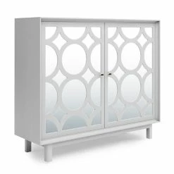 Dunelm Delphi Grey Small Slim Cabinet -furniture Shop 30775933 alt01