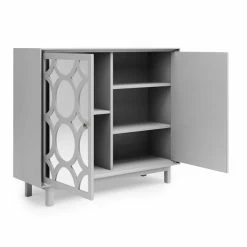 Dunelm Delphi Grey Small Slim Cabinet -furniture Shop 30775933 alt04