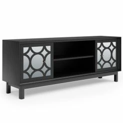 Dunelm Delphi Black TV Unit -furniture Shop 30775935 alt01