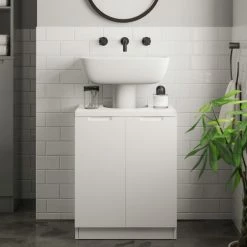 Dunelm Lopez White Undersink Unit