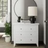 Dunelm Lynton 3 Drawer Chest White -furniture Shop 30780209