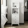 Dunelm Lynton Ladder Bedside White -furniture Shop 30780277