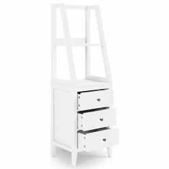 Dunelm Lynton Ladder Bedside White 12 Dunelm Lynton Ladder Bedside White -furniture Shop 30780277 alt04