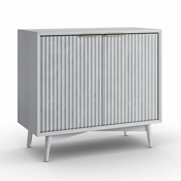 Dunelm Neena Small Sideboard, White Wash Acacia Wood 4 Dunelm Neena Small Sideboard, White Wash Acacia Wood - Image 2