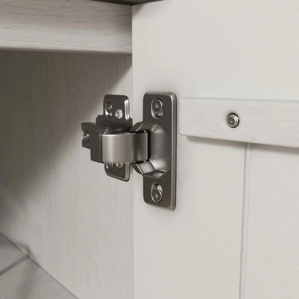 Dunelm Neena Small Sideboard, White Wash Acacia Wood 6 Dunelm Neena Small Sideboard, White Wash Acacia Wood - Image 4