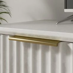 Dunelm Neena TV Unit, White Wash Acacia Wood -furniture Shop 30781311 alt04