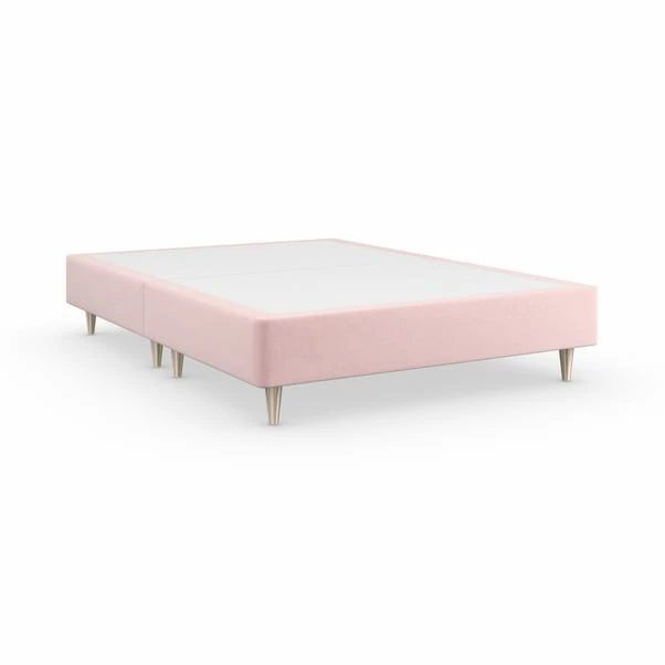 Dunelm Platform Velvet Bed Base 4 Dunelm Platform Velvet Bed Base - Image 2
