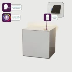 Frank Olsen Furniture Intel LED 1 Door Lamp Table -furniture Shop 30793107 alt02