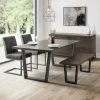 Julian Bowen Brooklyn Rectangular Dining Table Dark Oak -furniture Shop 30794156